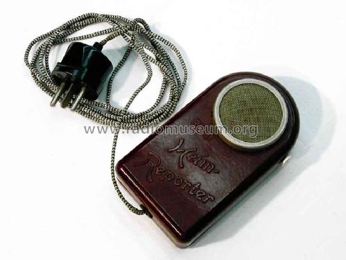 Heimreporter ; Fernmeldewerk (ID = 586320) Microphone/PU