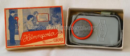 Heimreporter ; Fernmeldewerk (ID = 2603031) Microphone/PU