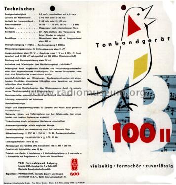 KB100 II; Fernmeldewerk (ID = 1372480) Ton-Bild