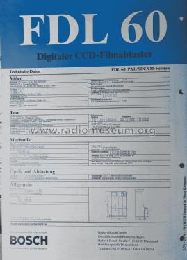 Digitaler CCD-Filmabtaster FDL60; Fernseh Fernseh AG, (ID = 2943100) R-Player