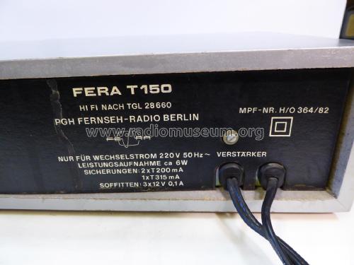 Fera T150; Fernseh-Radio Berlin (ID = 2255102) Radio