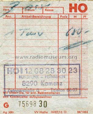 HiFi-Tuner 506 Ch=REMA HiFi Tuner Motiv; Fernseh-Radio Berlin (ID = 2611000) Radio