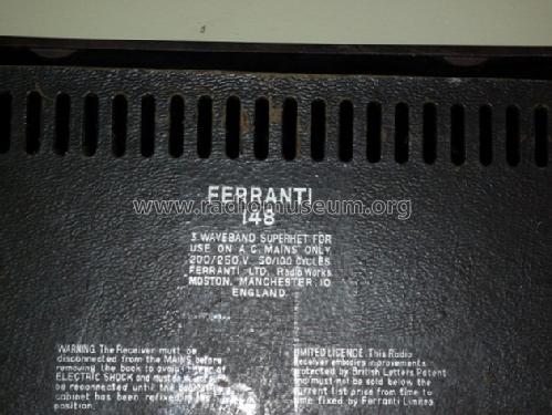 148; Ferranti, GB (ID = 1639794) Radio