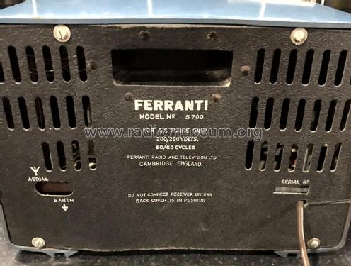 5700; Ferranti, GB (ID = 2960788) Radio