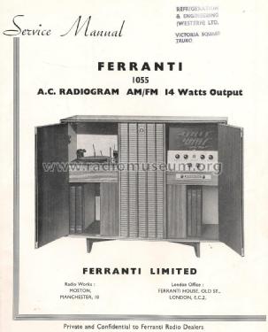 AC Radiogram 1055; Ferranti, GB (ID = 1841226) Radio