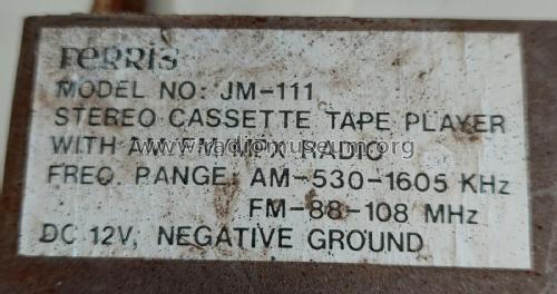 JM-111; Ferris Bros. Pty Ltd (ID = 2827654) Car Radio