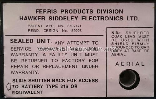 Tranimate ; Ferris Bros. Pty Ltd (ID = 2137117) Radio