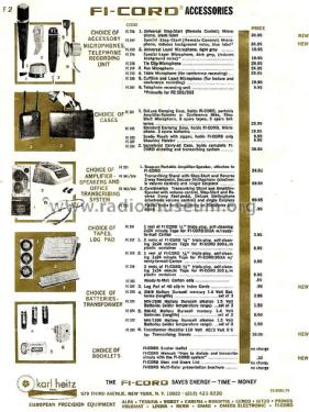 Swiss Pocket Dictater 300; Fi-Cord Ltd.; London (ID = 1357863) Sonido-V