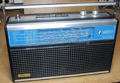 RAD27 ; Fidelity Radio Co. (ID = 1446023) Radio