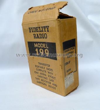 Transistor Seven Portable Receiver 199; Fidelity Radio Co. (ID = 1699044) Radio