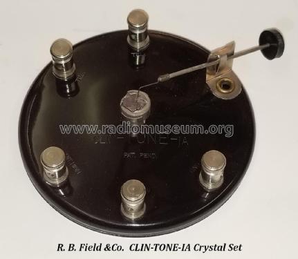 Clin-Tone-Ia Crystal Receiver ; Field & Co., R. B.; (ID = 2539362) Galène