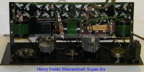 Shenandoah Super-Six ; Fields, Henry; (ID = 940308) Radio
