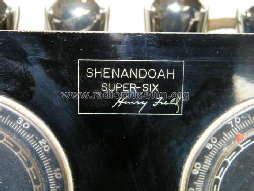 Shenandoah Super-Six ; Fields, Henry; (ID = 940312) Radio