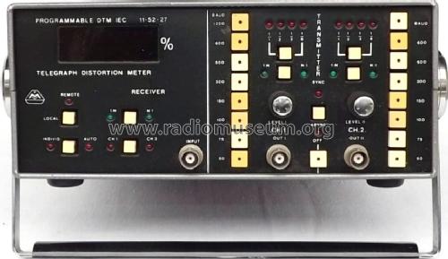 Programmable DTM - Telegraph Distortion Meter 11-52-27; Finommechanikai (ID = 1417452) Equipment