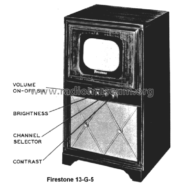13-G-5 Code= 291-9-651; Firestone Tire & (ID = 1548274) Televisore