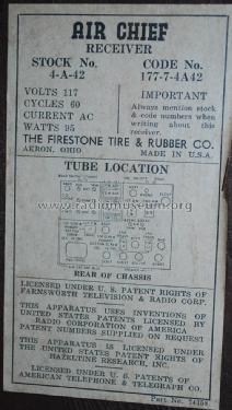 4-A-42 'Georgian' ; Firestone Tire & (ID = 2273846) Radio