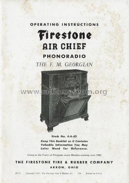 4-A-42 'Georgian' ; Firestone Tire & (ID = 2273852) Radio