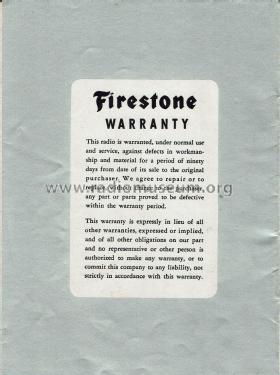 4-A-42 'Georgian' ; Firestone Tire & (ID = 2273862) Radio