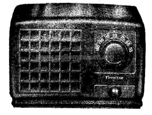 4-A-68 Code #332-8-143653; Firestone Tire & (ID = 285317) Radio