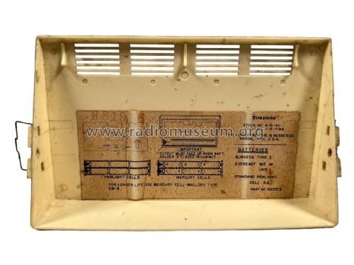 7 Transistor-Twin Speaker Bi-Fidelity 4-C-40 Code 1-8-TW6; Firestone Tire & (ID = 2847395) Radio