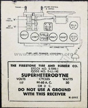 S7398-1 'Beaumont' ; Firestone Tire & (ID = 2140609) Radio