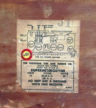 S7398-2 'Olympic' Radio Firestone Tire & Rubber Co. Air Chief ...