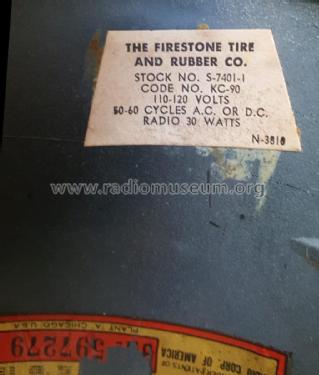 S7401-1 Lumitone ; Firestone Tire & (ID = 2653709) Radio