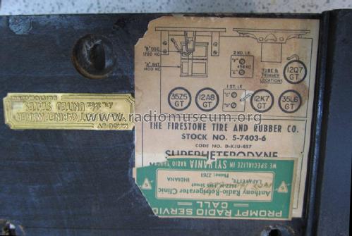 S-7403-6 ; Firestone Tire & (ID = 1736766) Radio