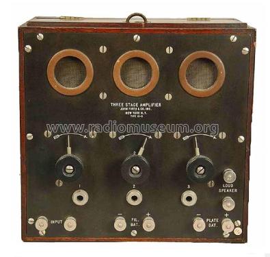 Three-Stage Audio Amplifier ; Firth, John & Co. (ID = 2331203) Ampl/Mixer