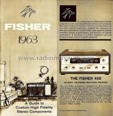 FM Multiplex Receiver 400; Fisher Radio; New (ID = 1788156) Radio