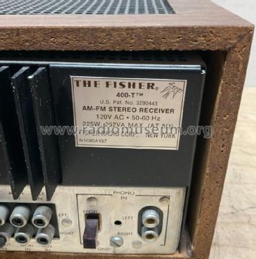 400-T; Fisher Radio; New (ID = 2843474) Radio