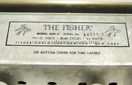 Master Audio Control 400-C; Fisher Radio; New (ID = 1799253) Ampl/Mixer