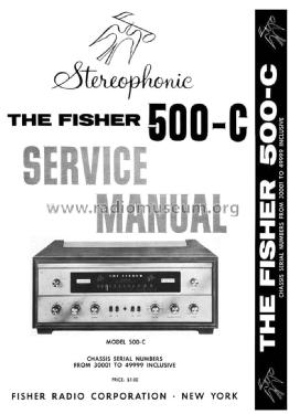 500-C; Fisher Radio; New (ID = 1607037) Radio