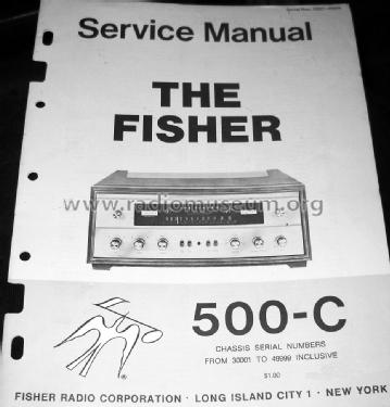 500-C; Fisher Radio; New (ID = 1630210) Radio