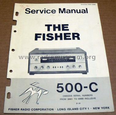 500-C; Fisher Radio; New (ID = 2820086) Radio