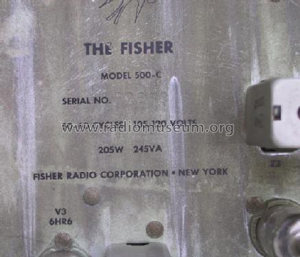 500-C; Fisher Radio; New (ID = 445667) Radio