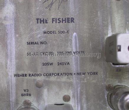 500-C; Fisher Radio; New (ID = 445667) Radio