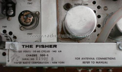 500-S ; Fisher Radio; New (ID = 417430) Radio