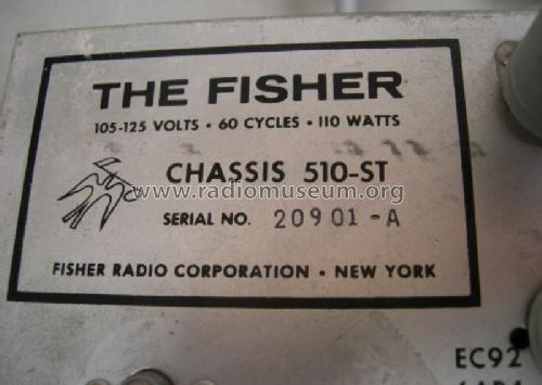 510-ST; Fisher Radio; New (ID = 1242525) Ampl/Mixer