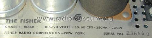 Wide-Band Multiplex Receiver 800-B; Fisher Radio; New (ID = 557682) Radio