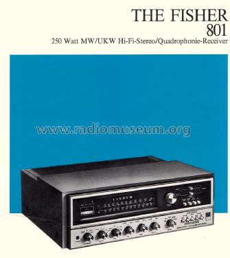 801; Fisher Radio; New (ID = 1592662) Radio