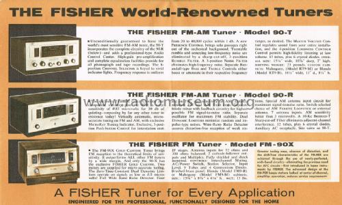 90-R ; Fisher Radio; New (ID = 2592381) Radio