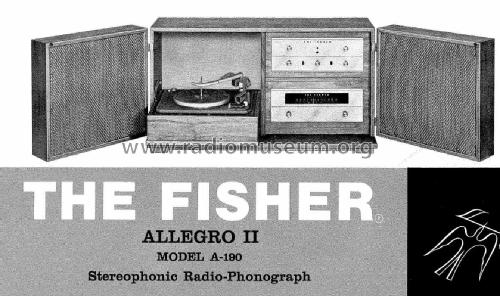 Allegro X-19; Fisher Radio; New (ID = 2577672) Verst/Mix