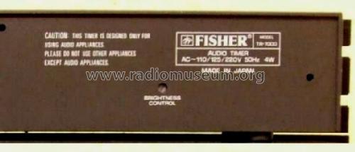 Audio Timer TR-7000; Fisher Radio; New (ID = 1179380) Misc