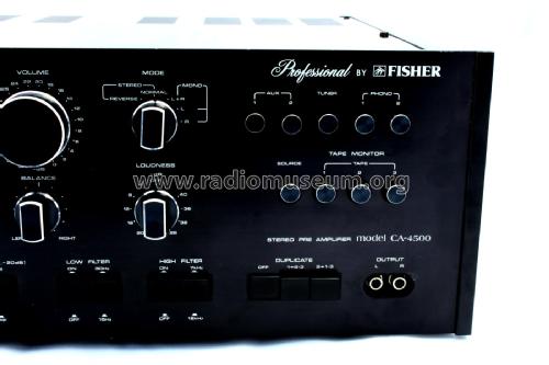 CA-4500 ; Fisher Radio; New (ID = 1762024) Ampl/Mixer