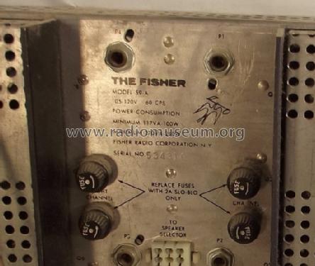 Console Amplifier 59-A; Fisher Radio; New (ID = 1429759) Ampl/Mixer