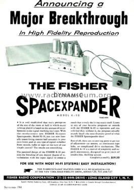 Dynamic Spacexpander K-10; Fisher Radio; New (ID = 2265397) Verst/Mix