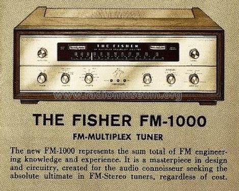 FM-1000; Fisher Radio; New (ID = 1788180) Radio