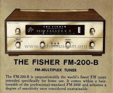 FM200B ; Fisher Radio; New (ID = 1788179) Radio