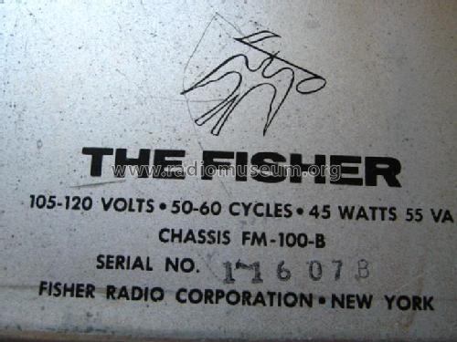 FM-100B; Fisher Radio; New (ID = 655030) Radio
